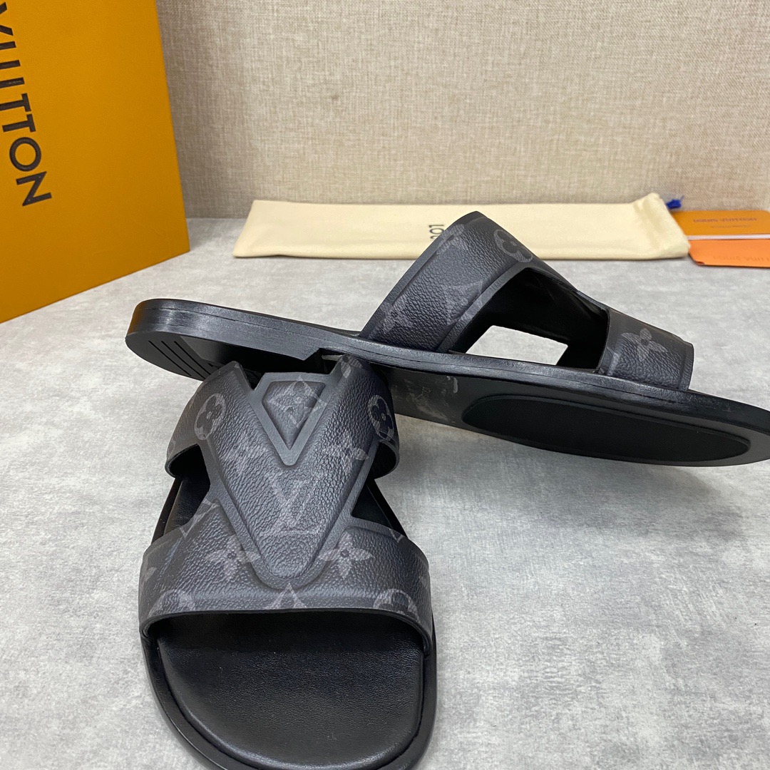 Men L*ouis V*uitton Top Slippers