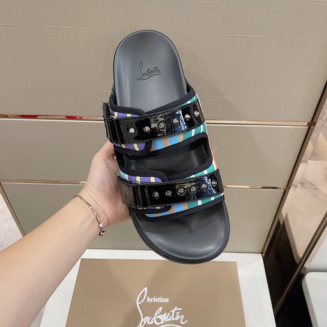 Men C*hristian L*ouboutin Top Quality slippers