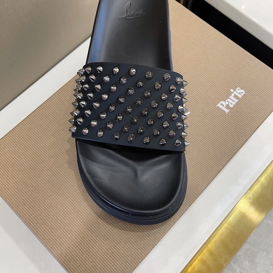 Men C*hristian L*ouboutin Top Quality slippers
