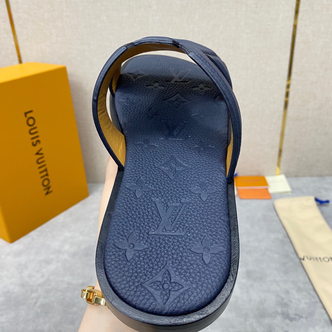 Men L*ouis V*uitton Top Slippers