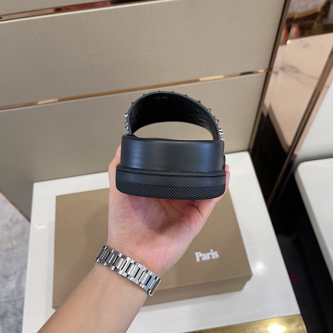 Men C*hristian L*ouboutin Top Quality slippers