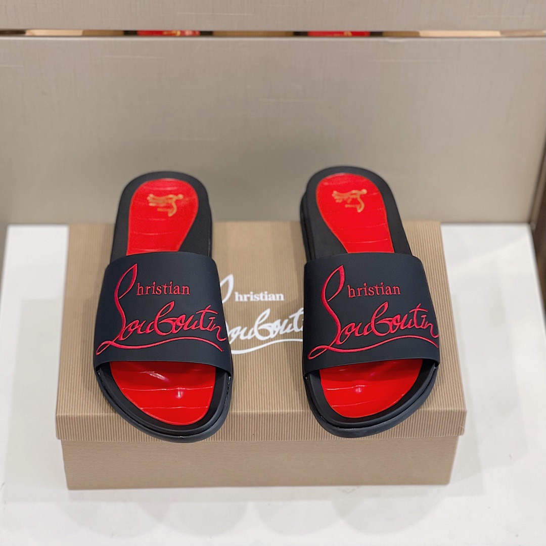 Men C*hristian L*ouboutin Top Quality slippers