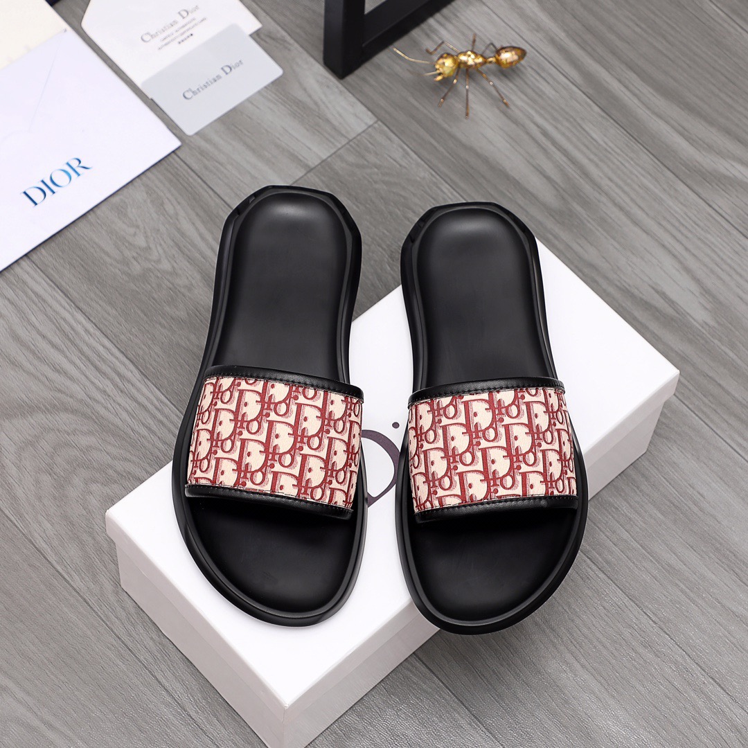 Men D*ior Top Quality slippers