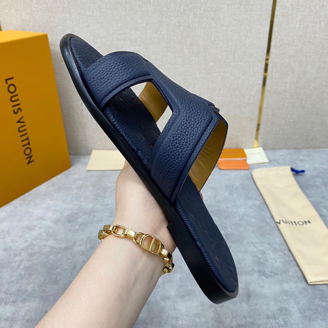 Men L*ouis V*uitton Top Slippers