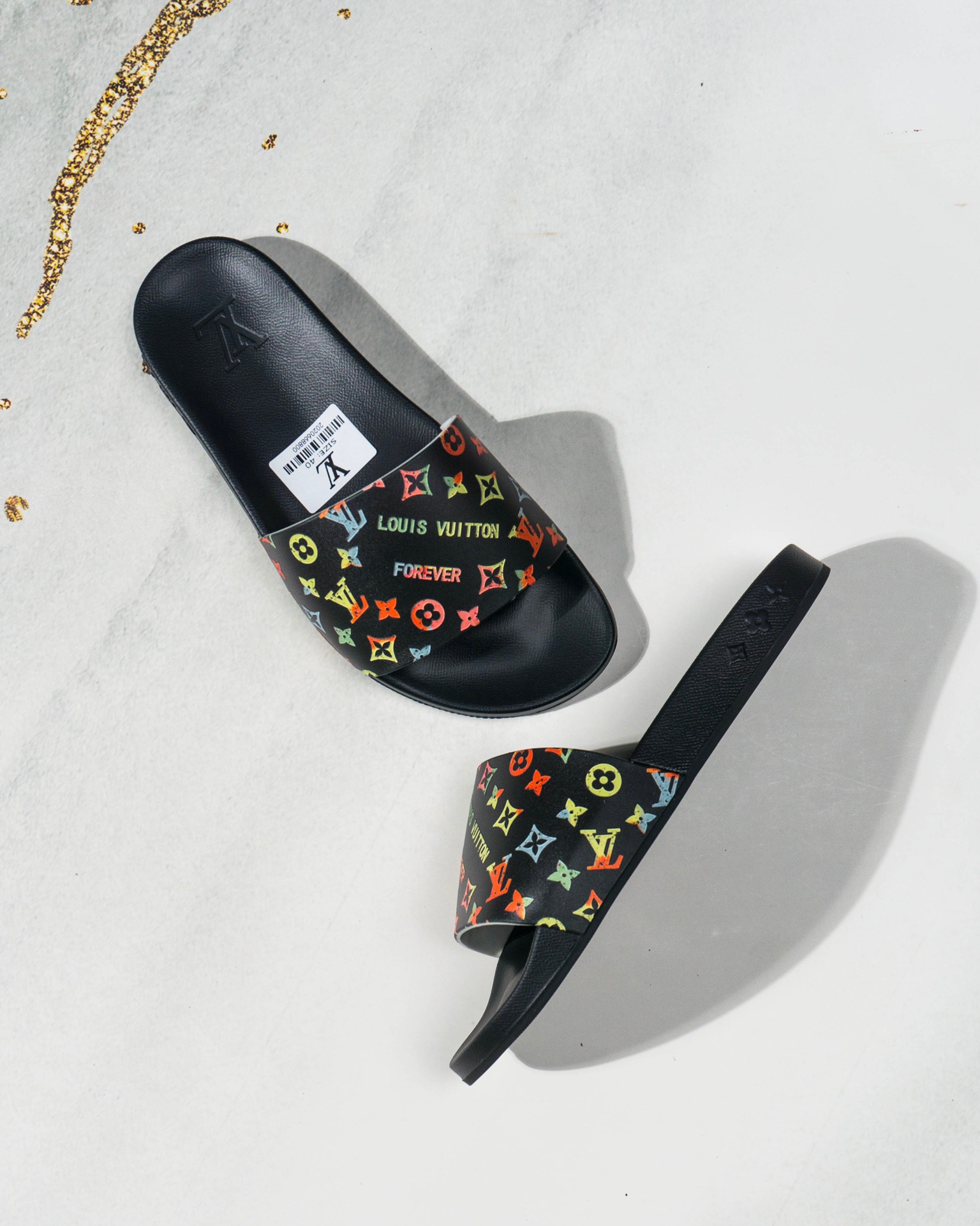 Men L*ouis V*uitton Top Slippers