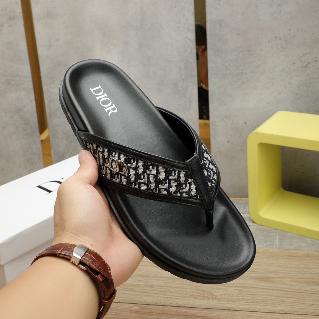 Men D*ior Top Quality slippers
