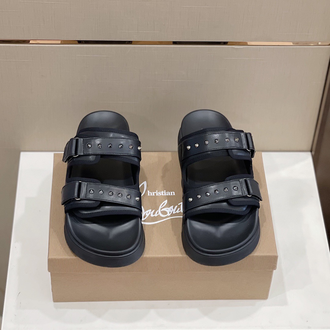 Men C*hristian L*ouboutin Top Quality slippers