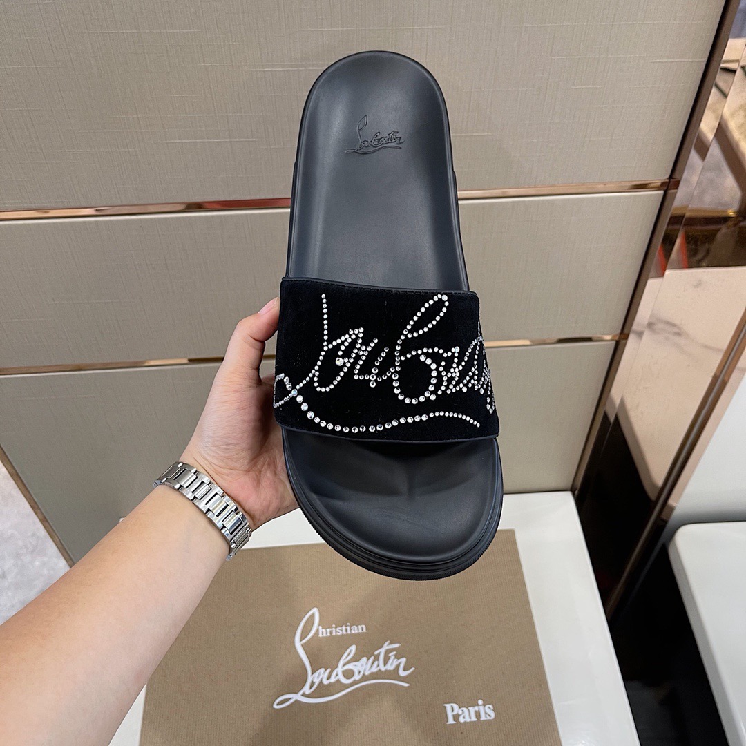 Men C*hristian L*ouboutin Top Quality slippers