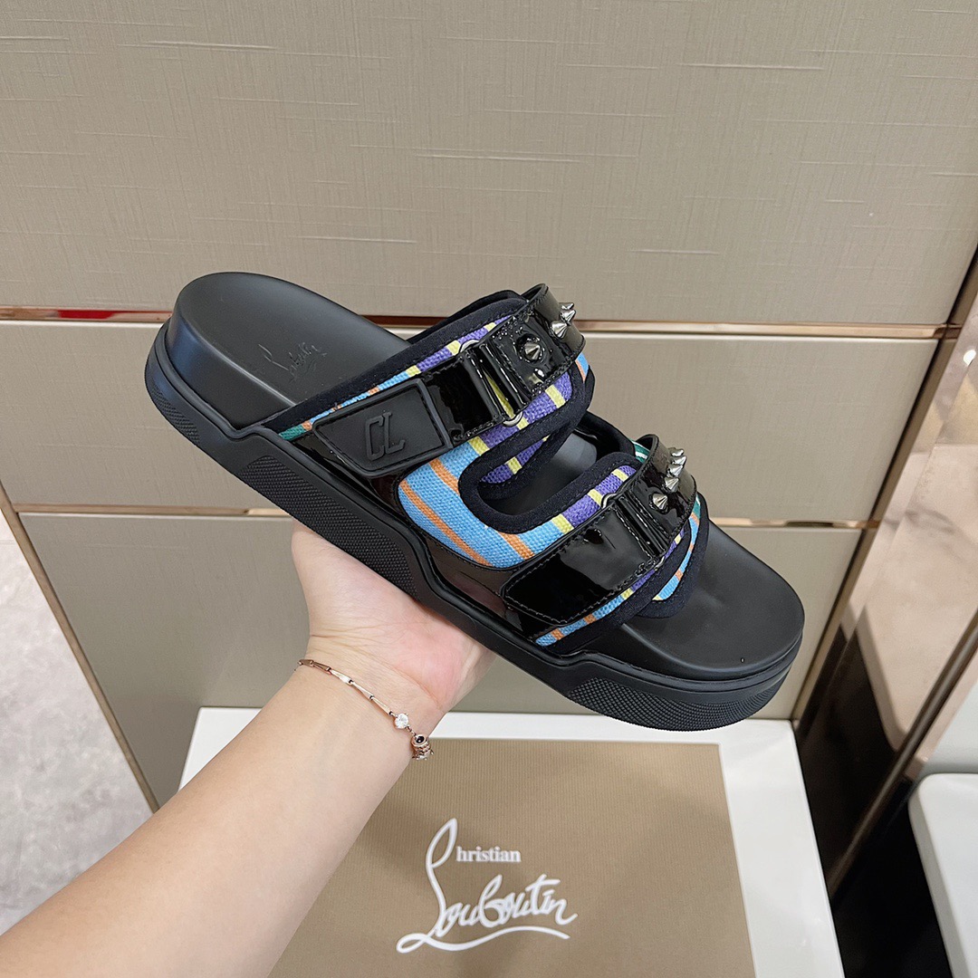 Men C*hristian L*ouboutin Top Quality slippers