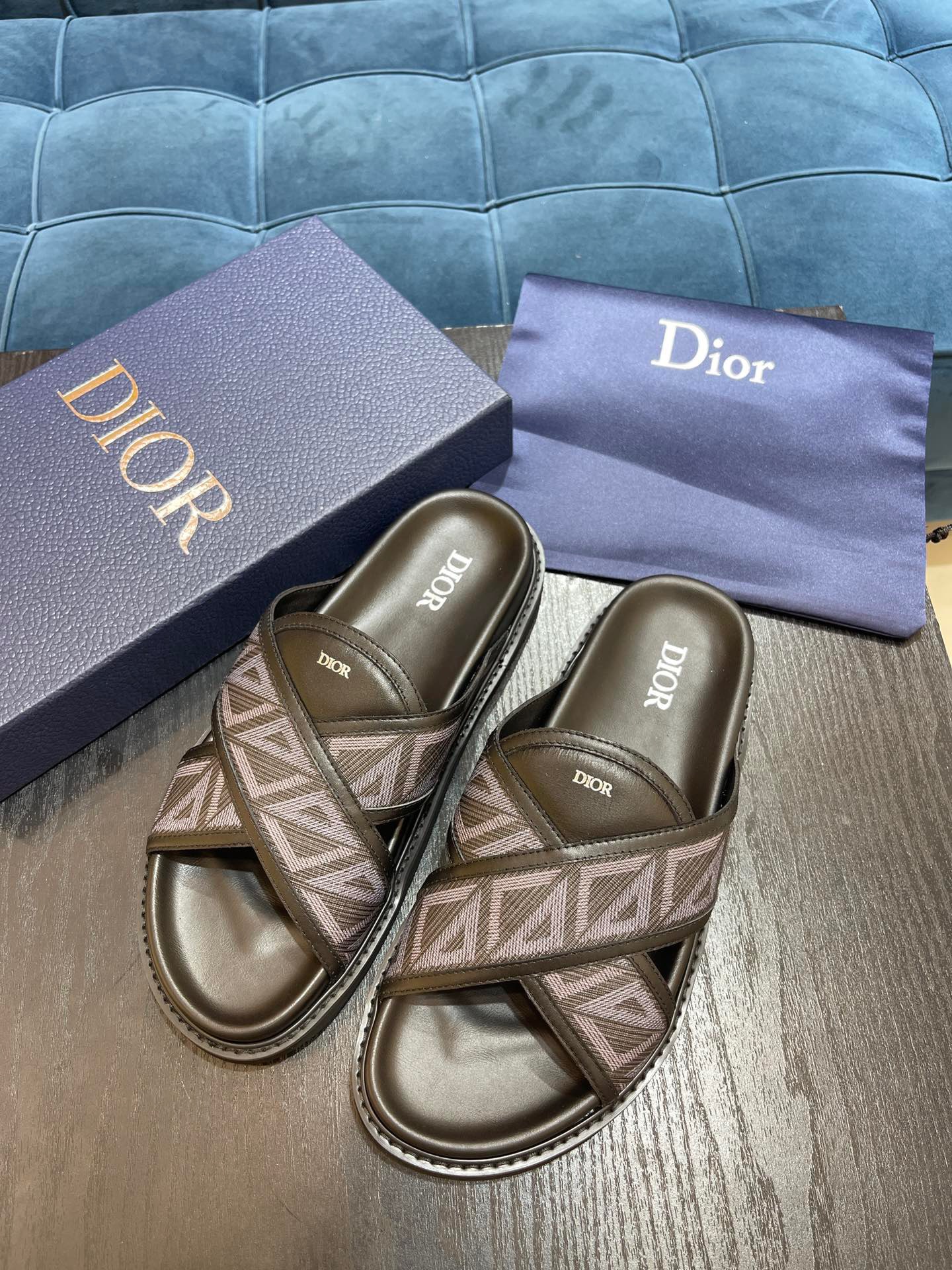 Men D*ior Top Quality slippers