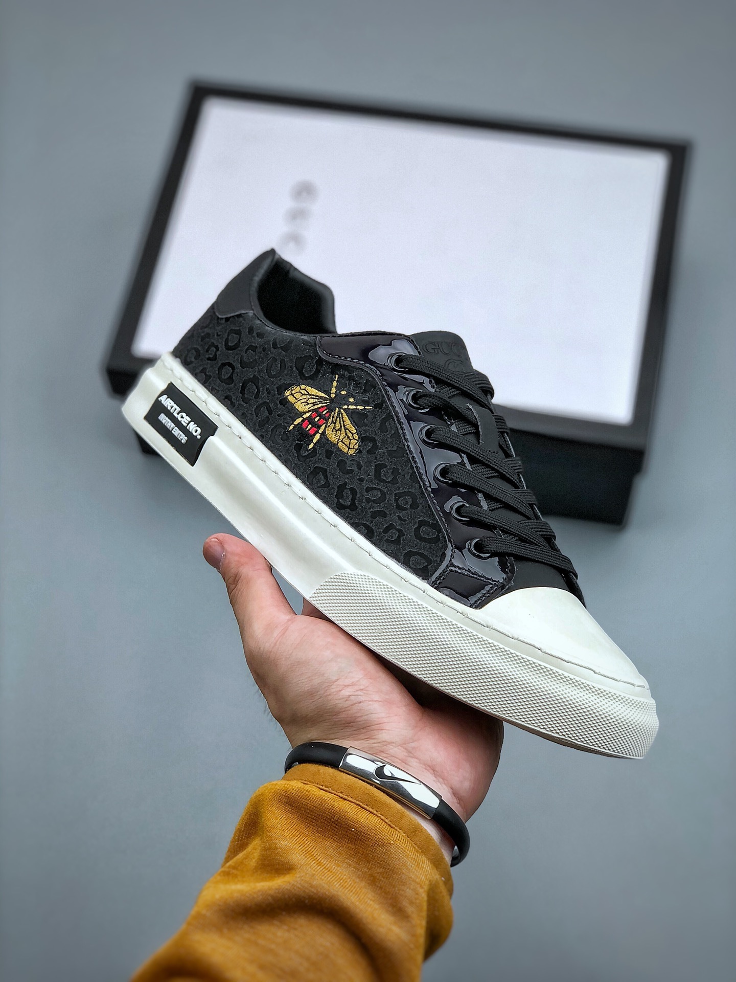 Men G*ucci Top Sneaker