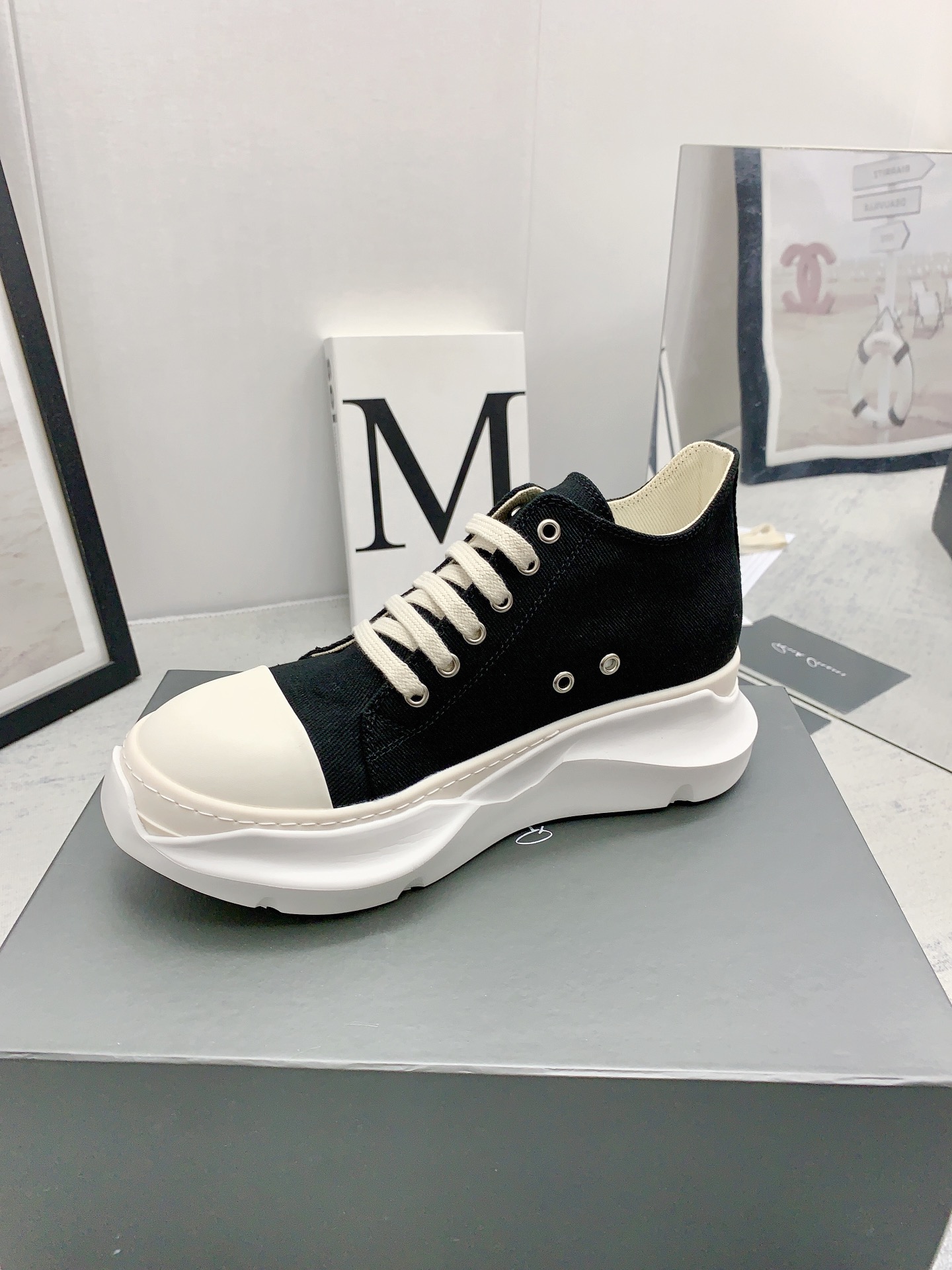 Men Women R*ick O*wens Top Sneaker