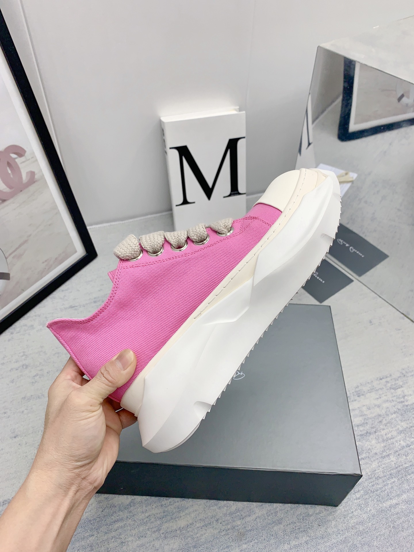 Men Women R*ick O*wens Top Sneaker