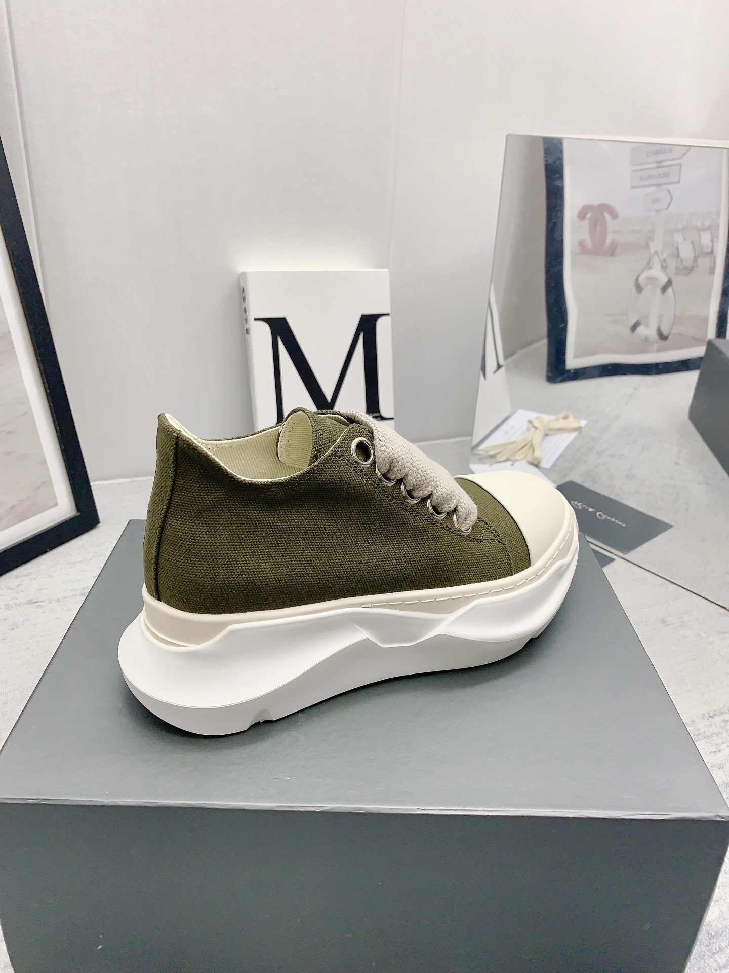 Men Women R*ick O*wens Top Sneaker