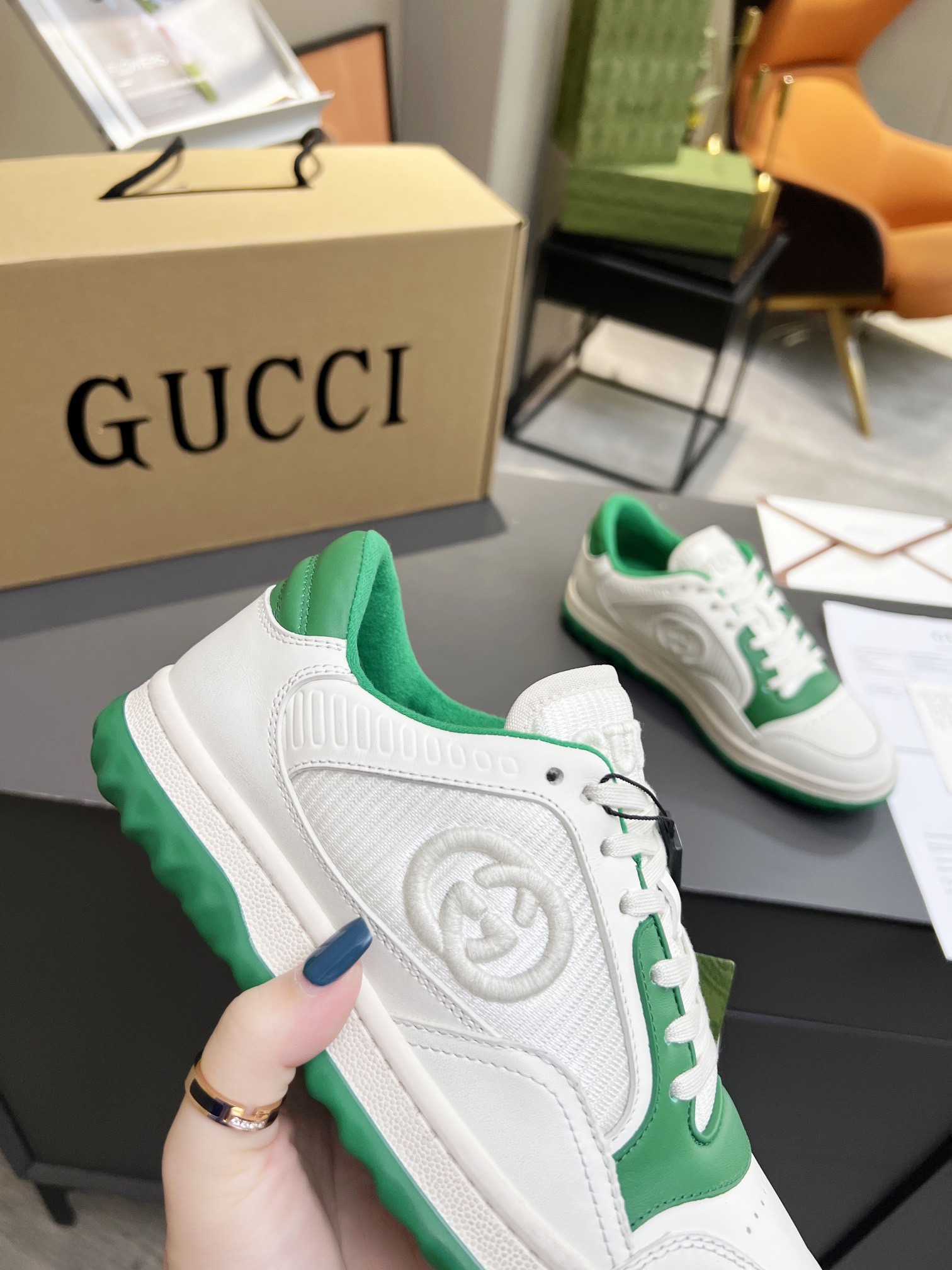 Men Women G*ucci Top Sneaker