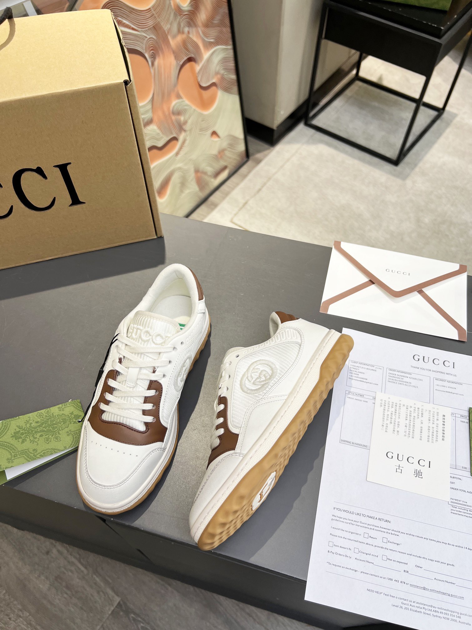Men Women G*ucci Top Sneaker