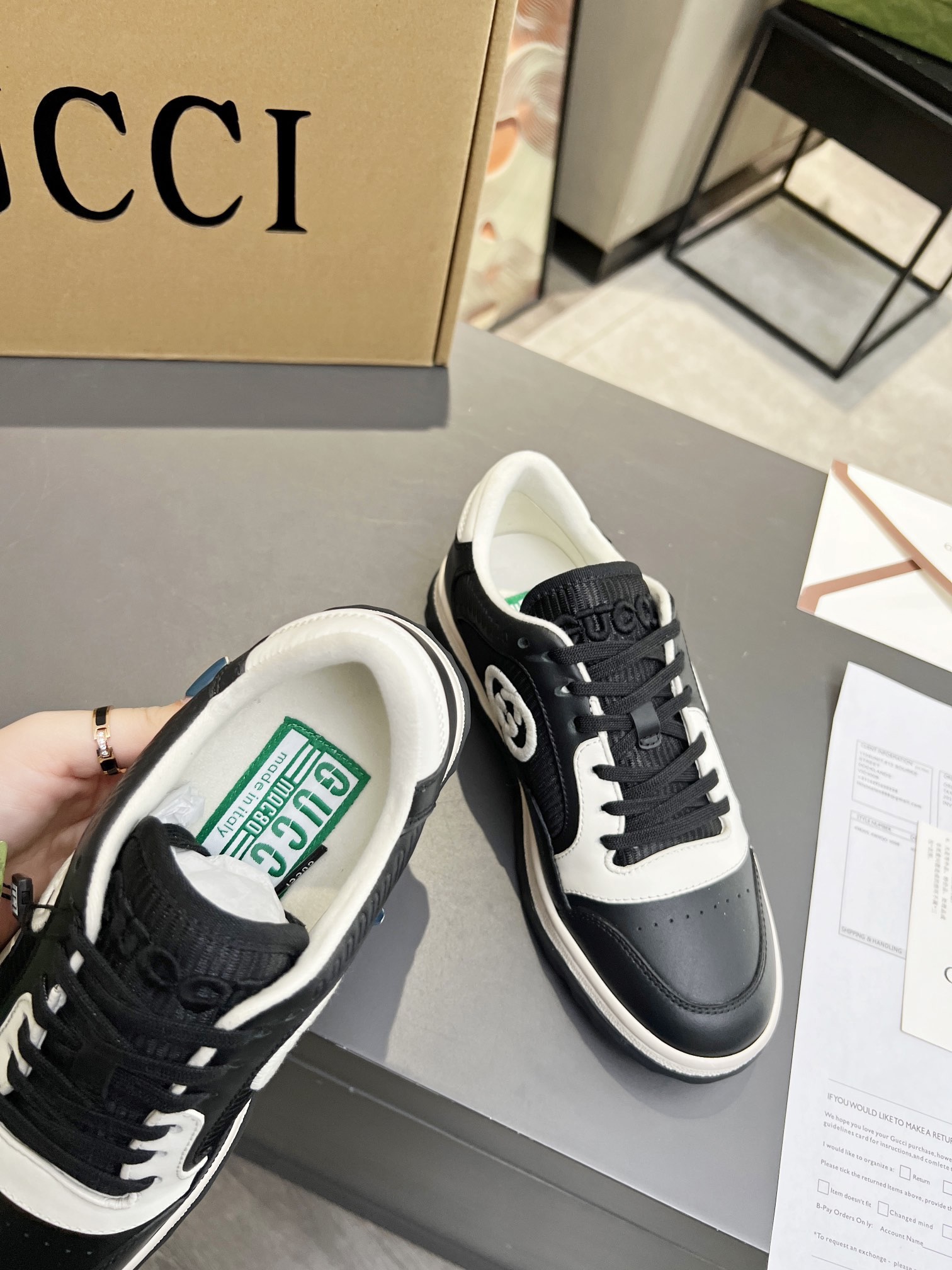 Men Women G*ucci Top Sneaker