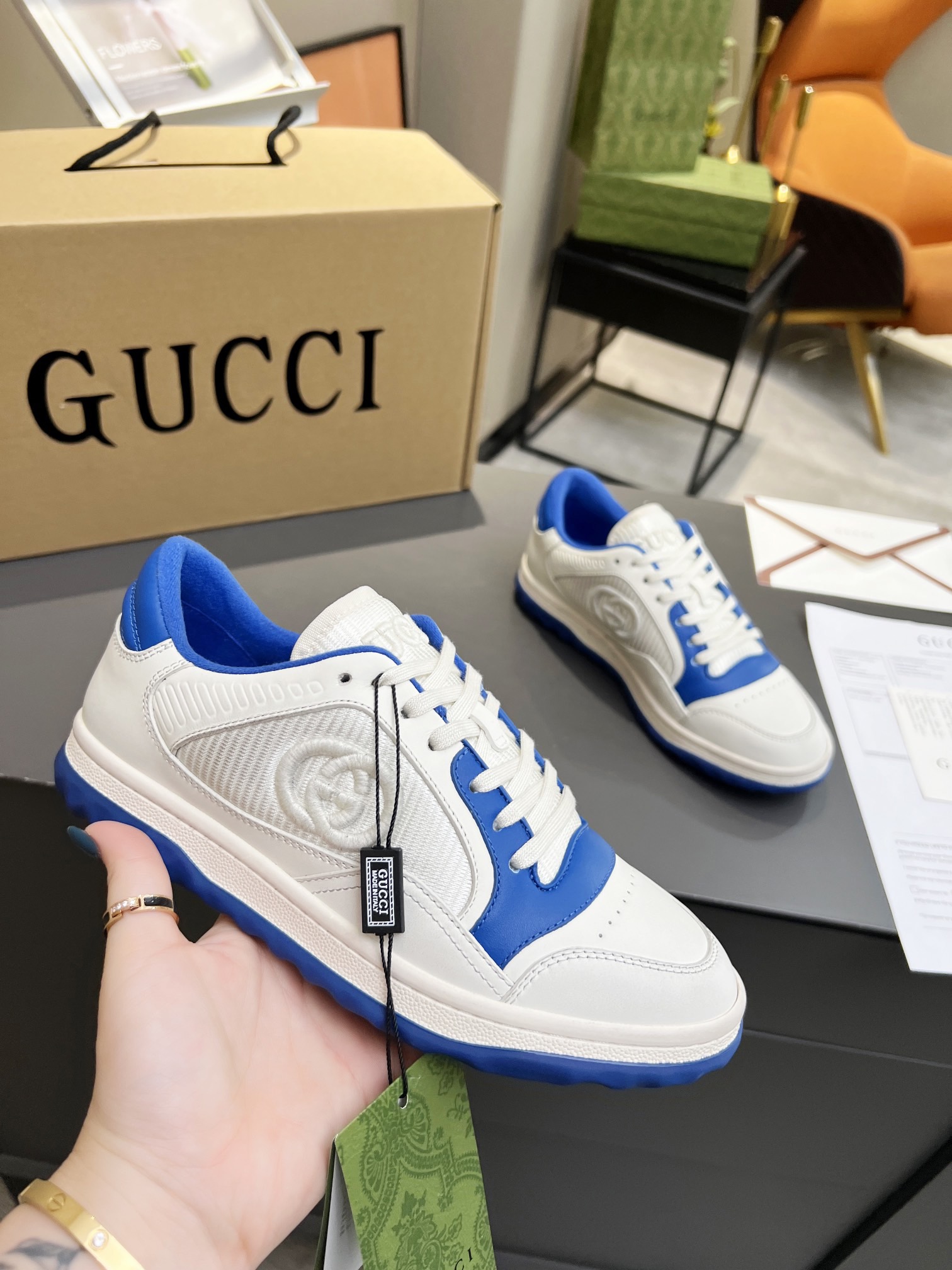 Men Women G*ucci Top Sneaker