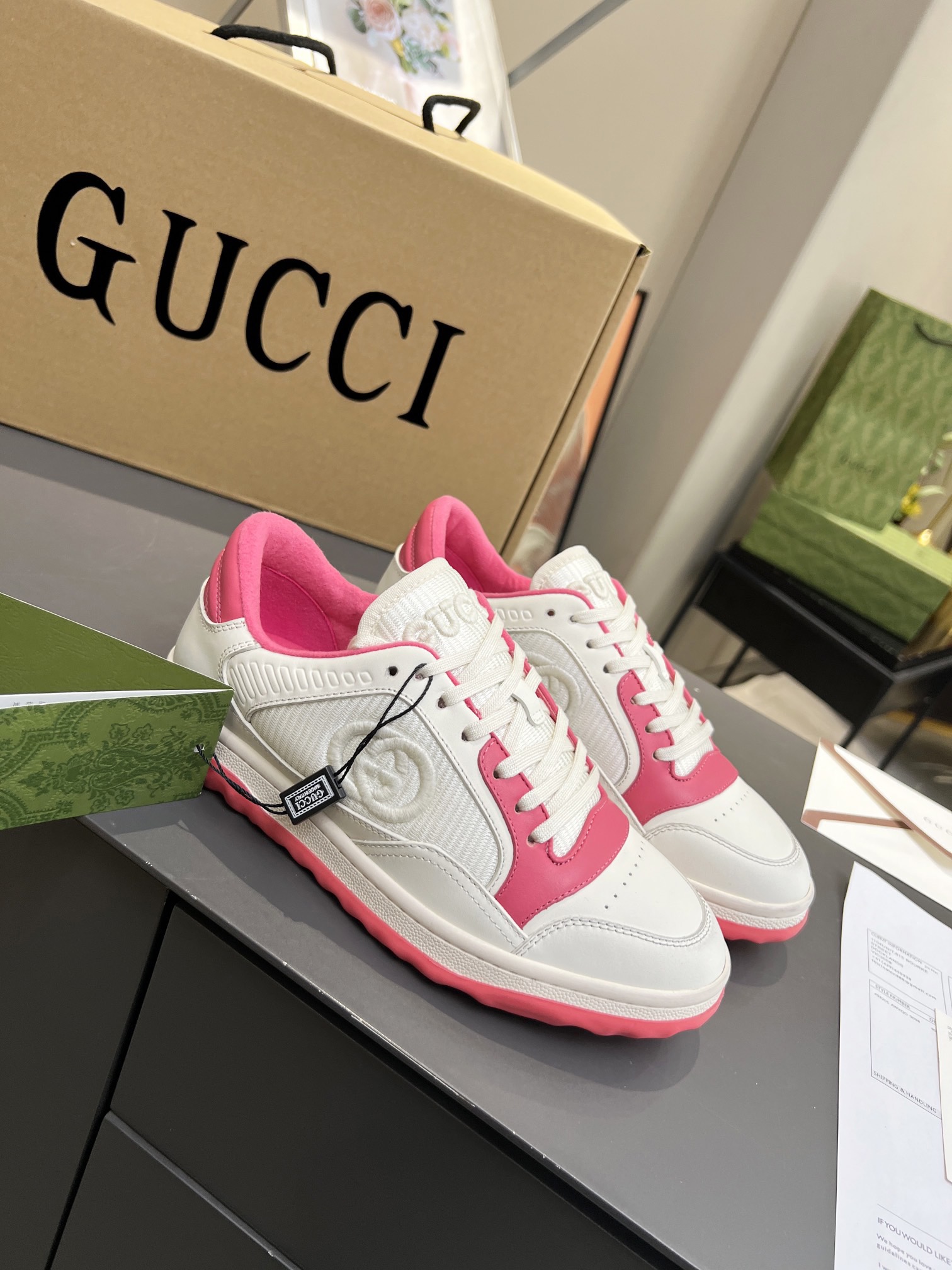 Men Women G*ucci Top Sneaker