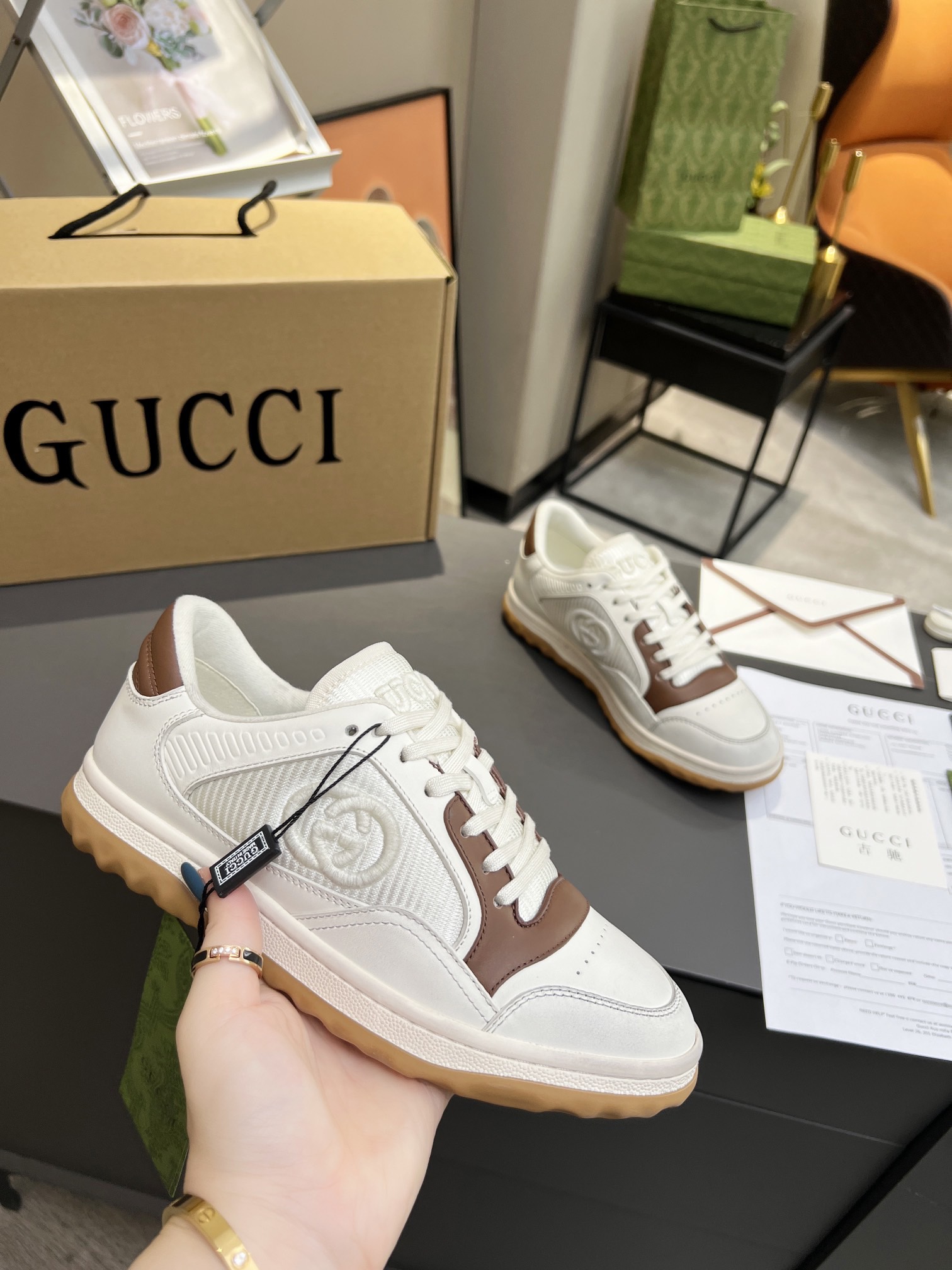 Men Women G*ucci Top Sneaker