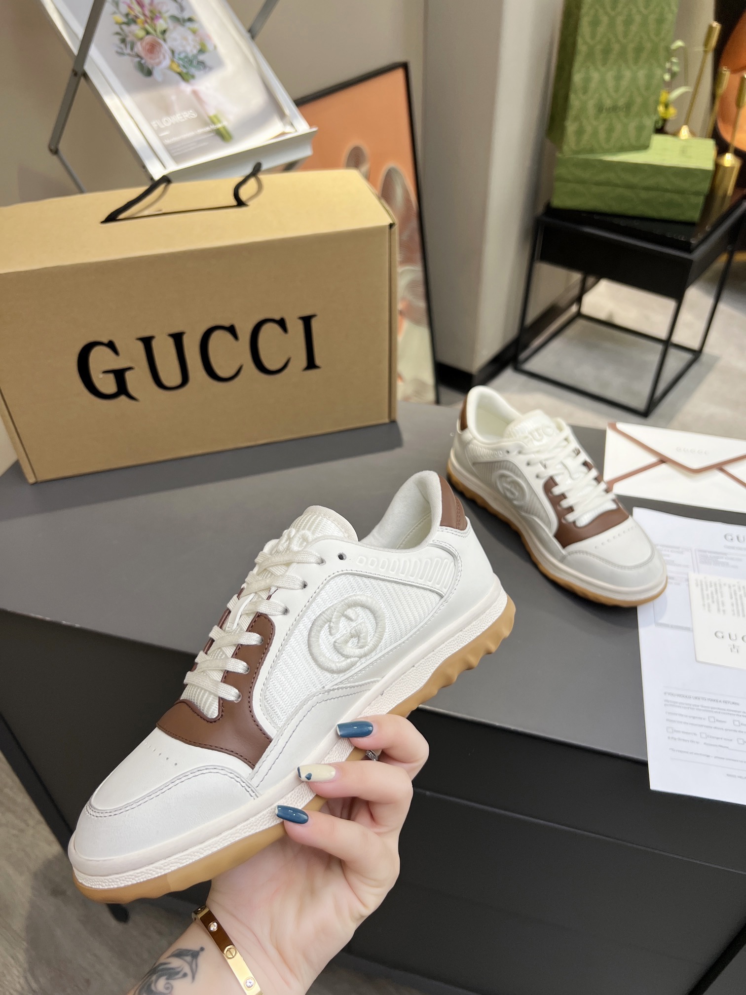 Men Women G*ucci Top Sneaker