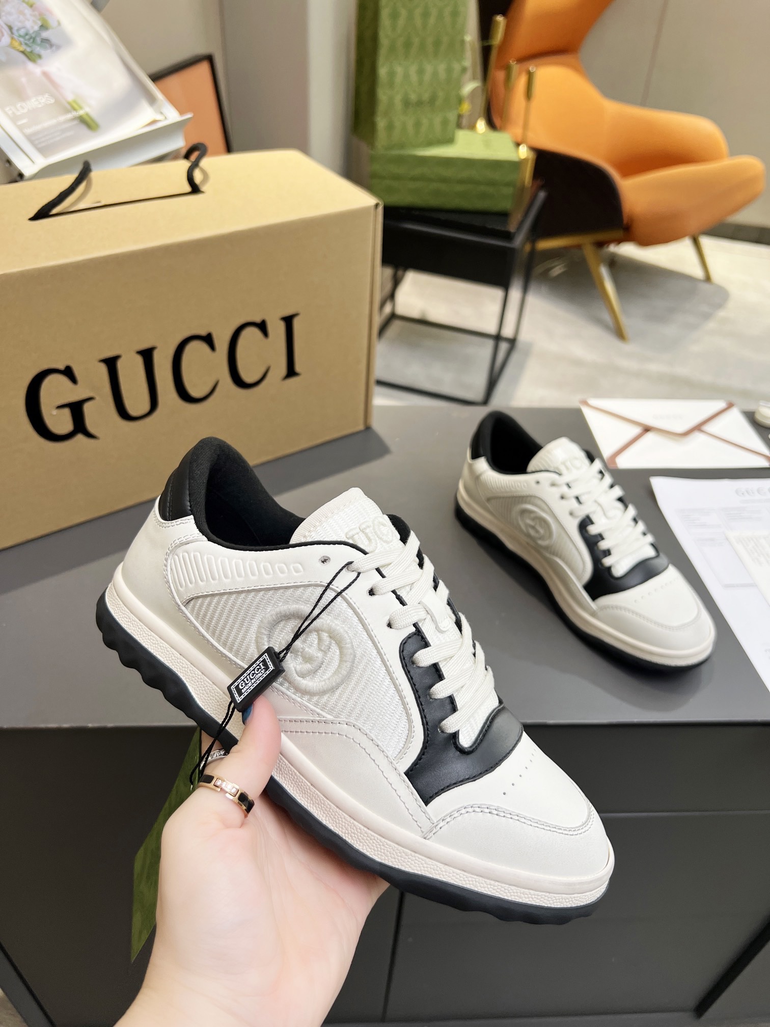 Men Women G*ucci Top Sneaker