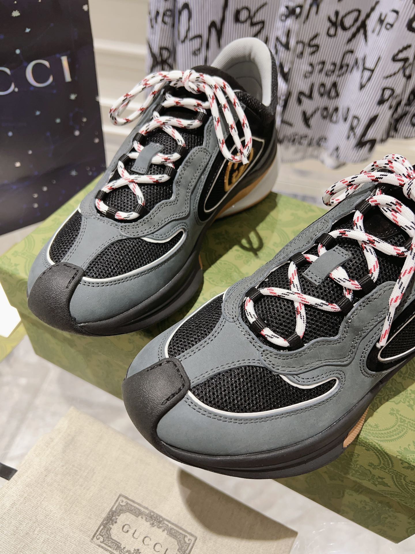 Men Women G*ucci Top Sneaker