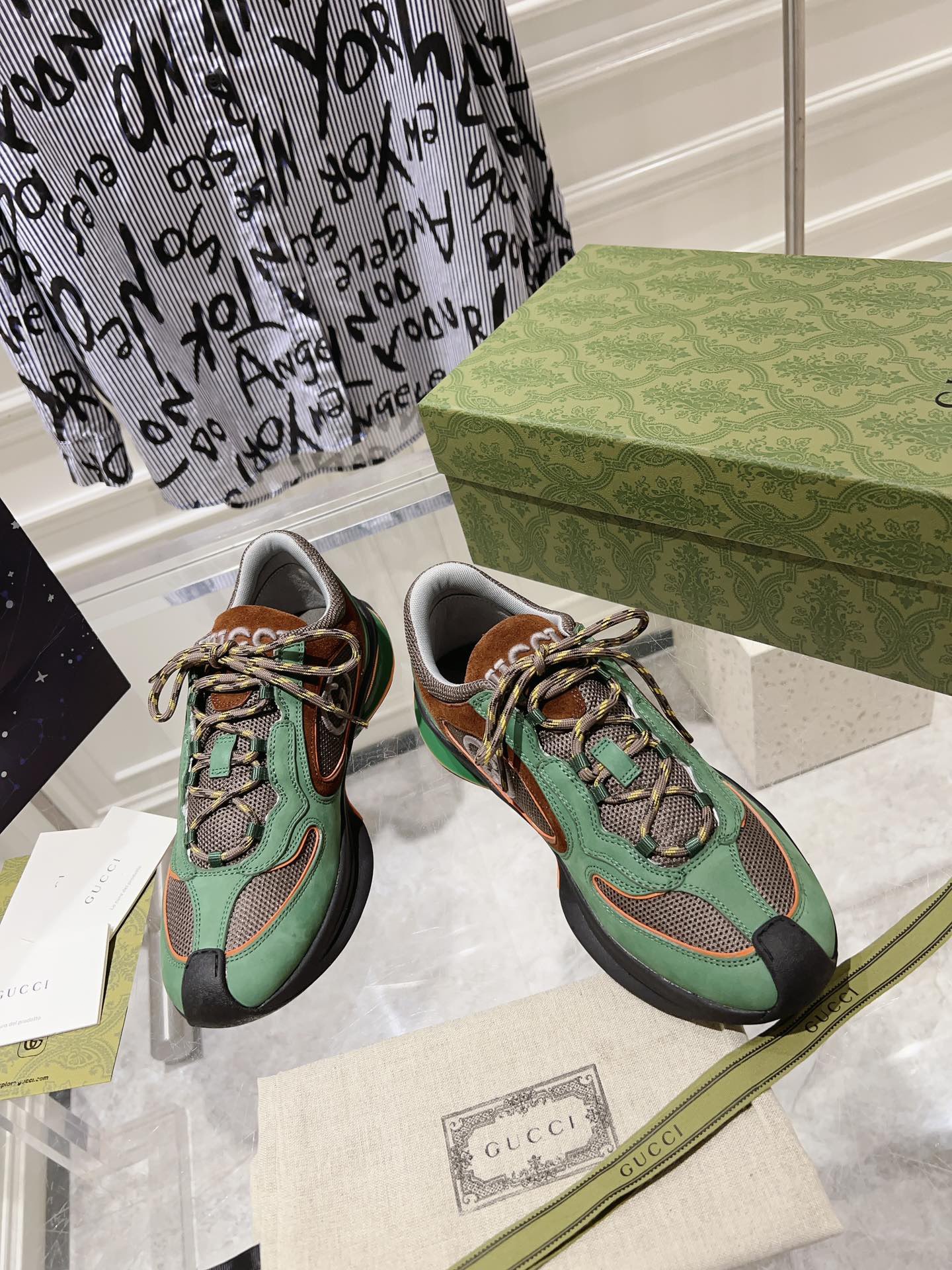 Men Women G*ucci Top Sneaker