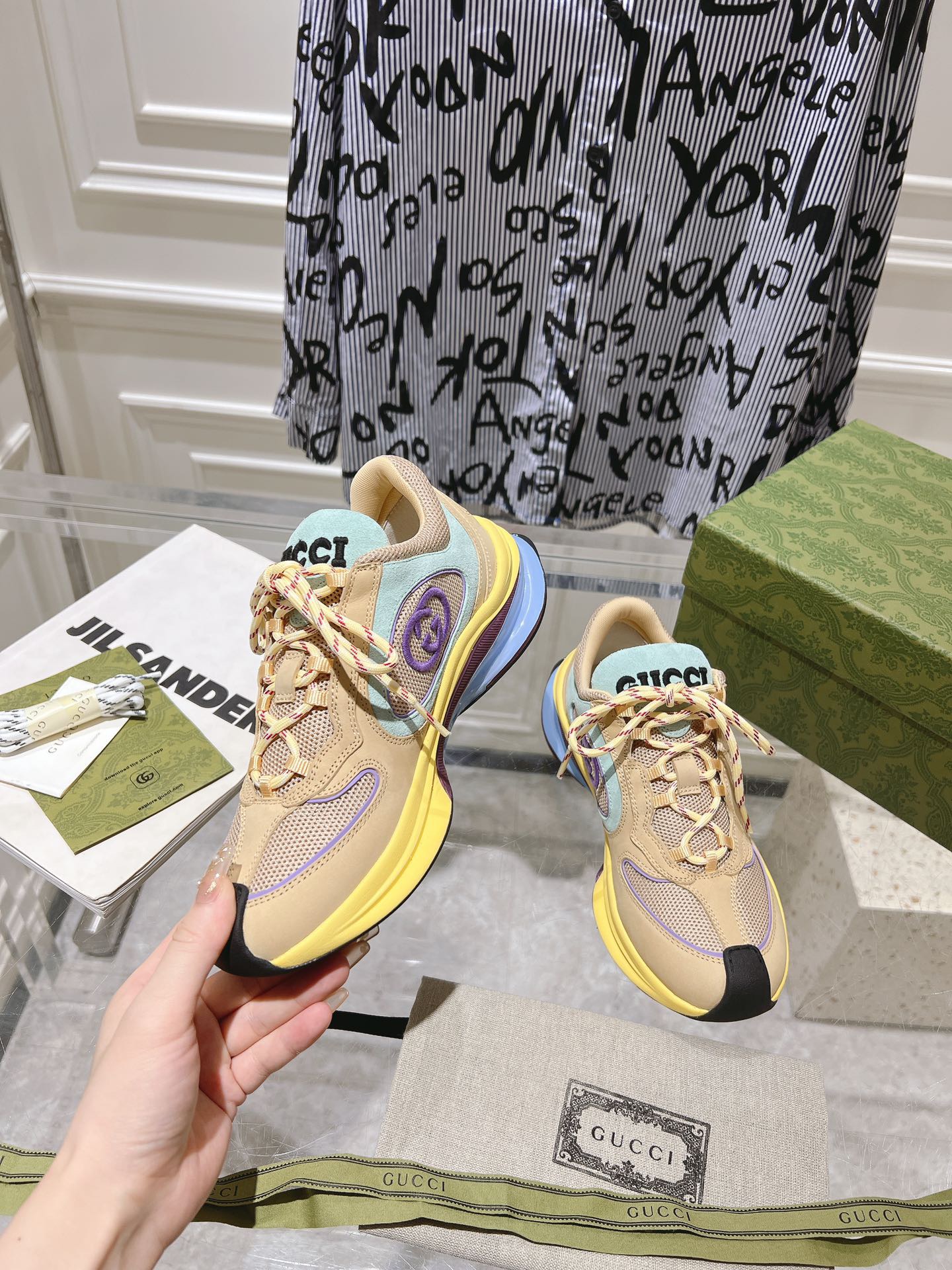 Men Women G*ucci Top Sneaker