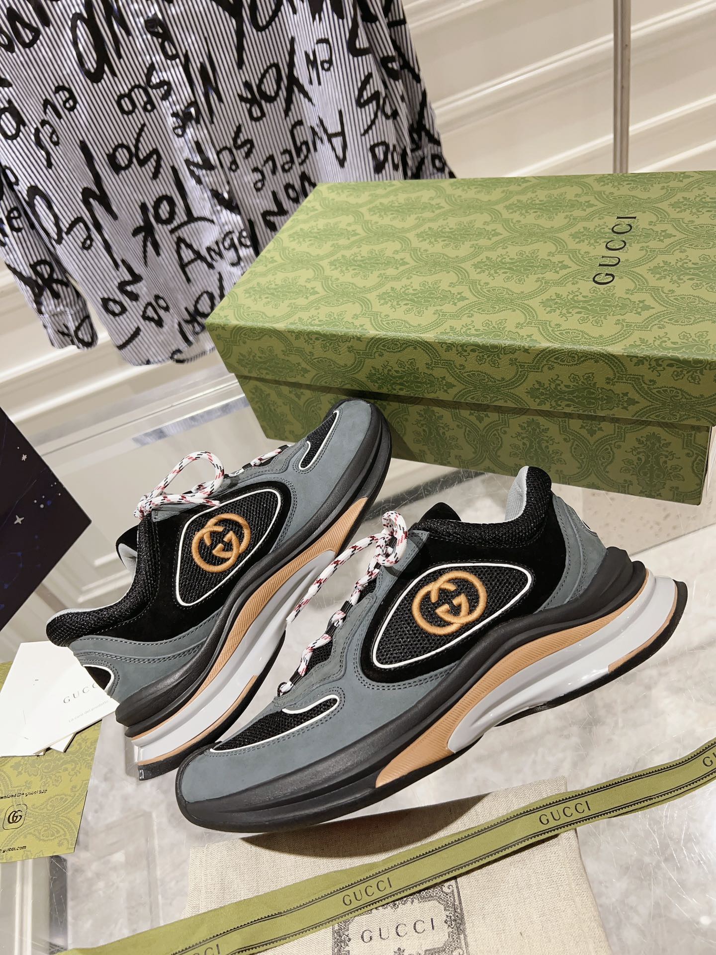 Men Women G*ucci Top Sneaker