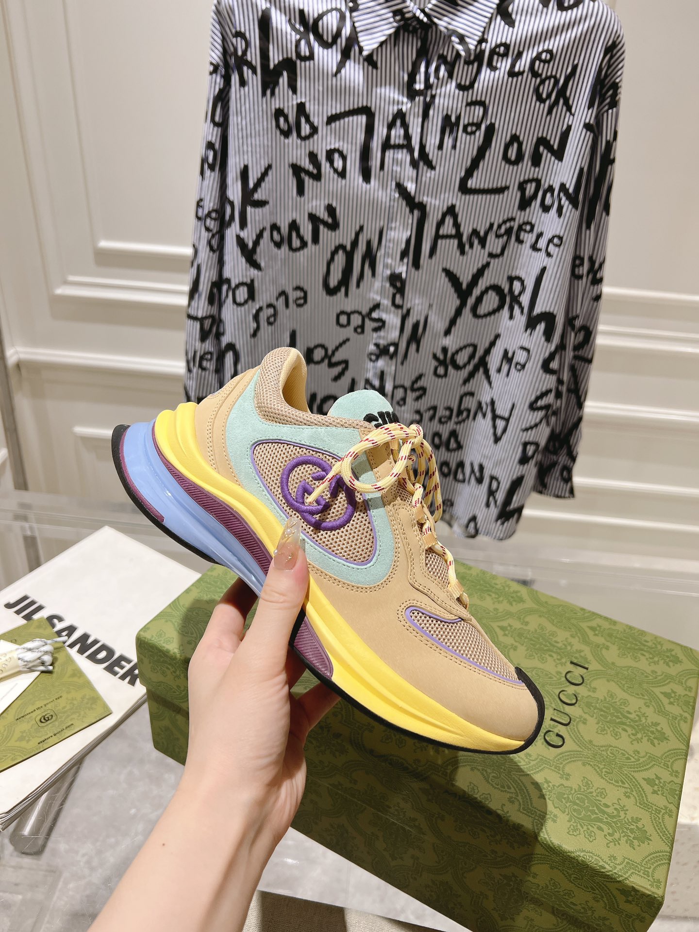 Men Women G*ucci Top Sneaker