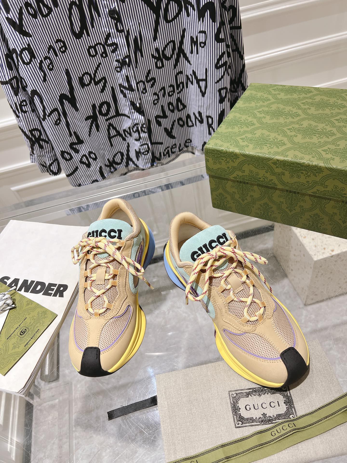 Men Women G*ucci Top Sneaker