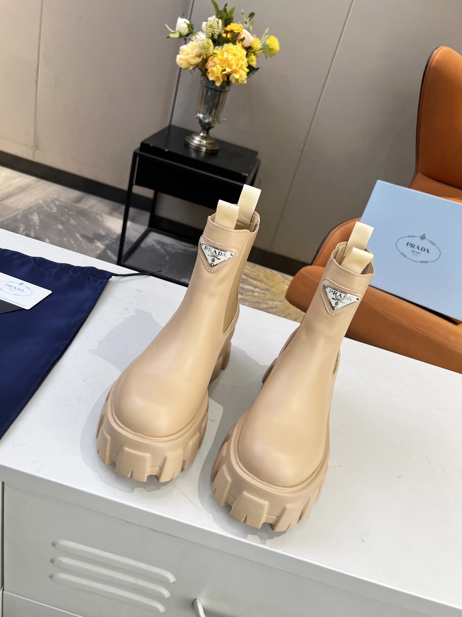 Women P*rada Top Sneakers