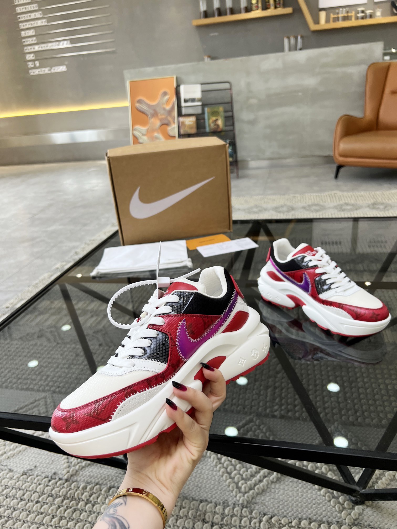 Men L*ouis V*uitton x NIKE Sneakers Maikesneakers