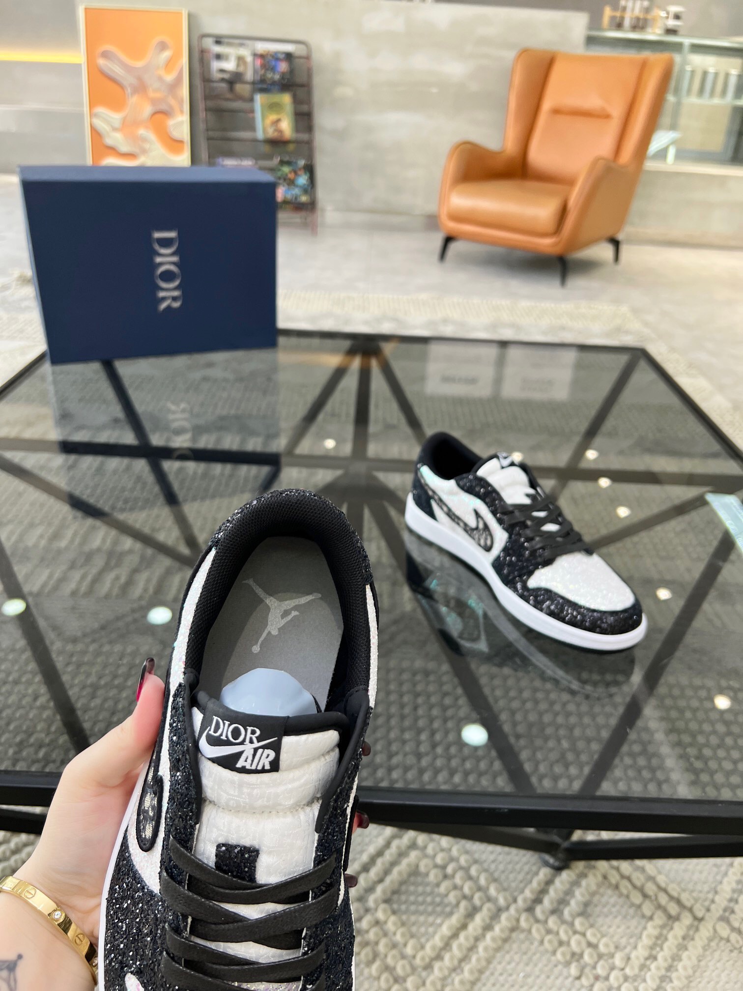 Men D*ior Top Sneakers