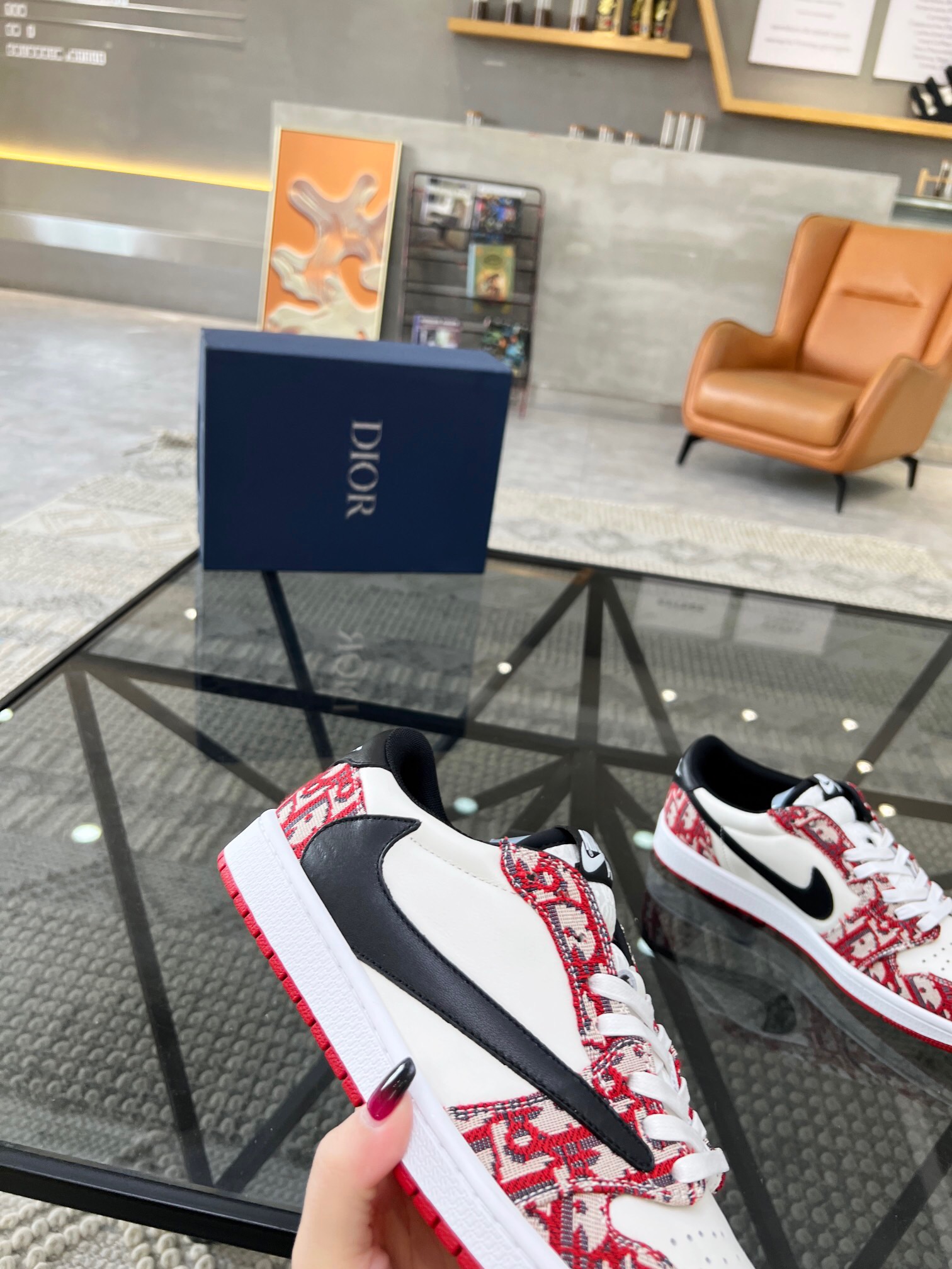 Men D*ior Top Sneakers