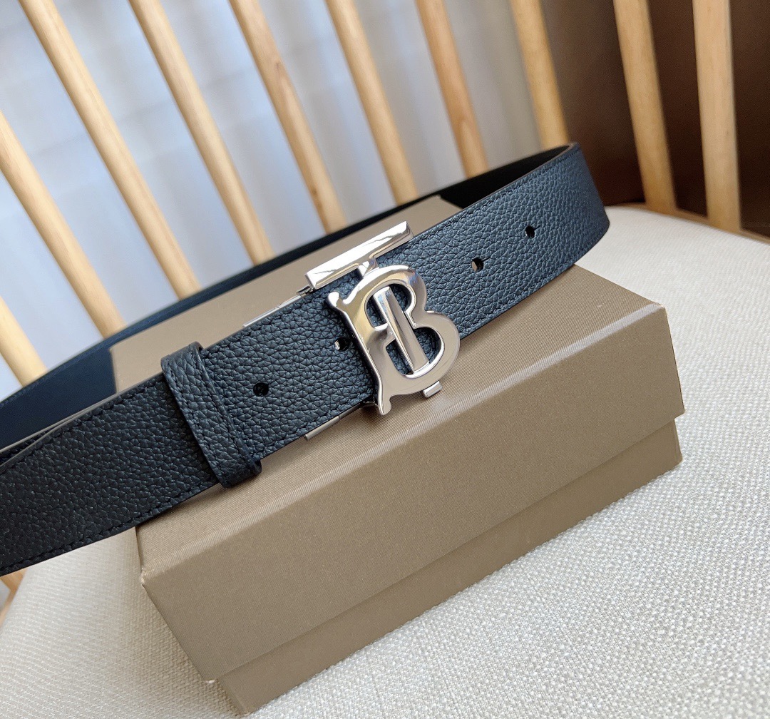 B.urberrry Belts Top Quality 35MM