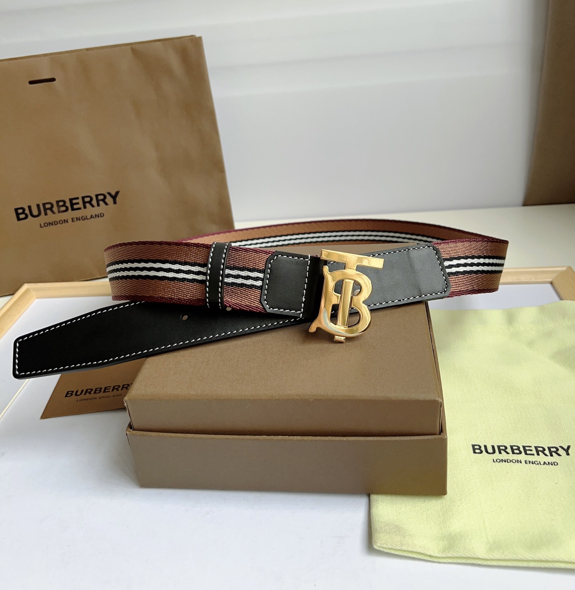 B.urberrry Belts Top Quality 35MM