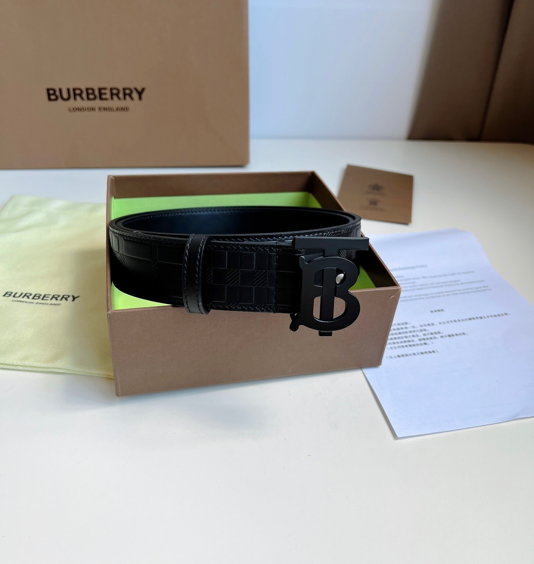 B.urberrry Belts Top Quality 35MM