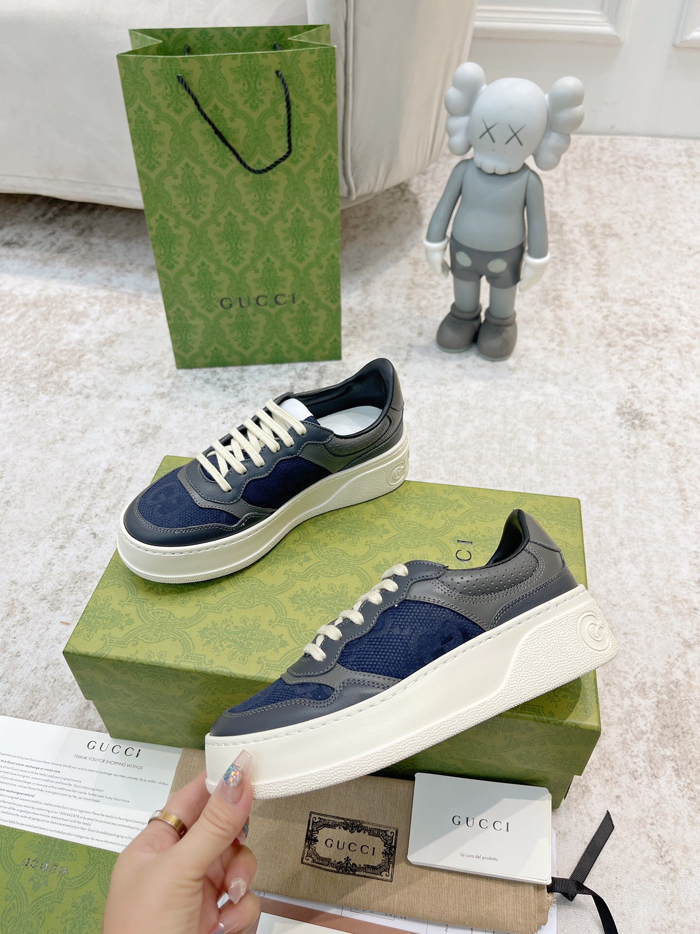 Men Women G*ucci Top Sneaker