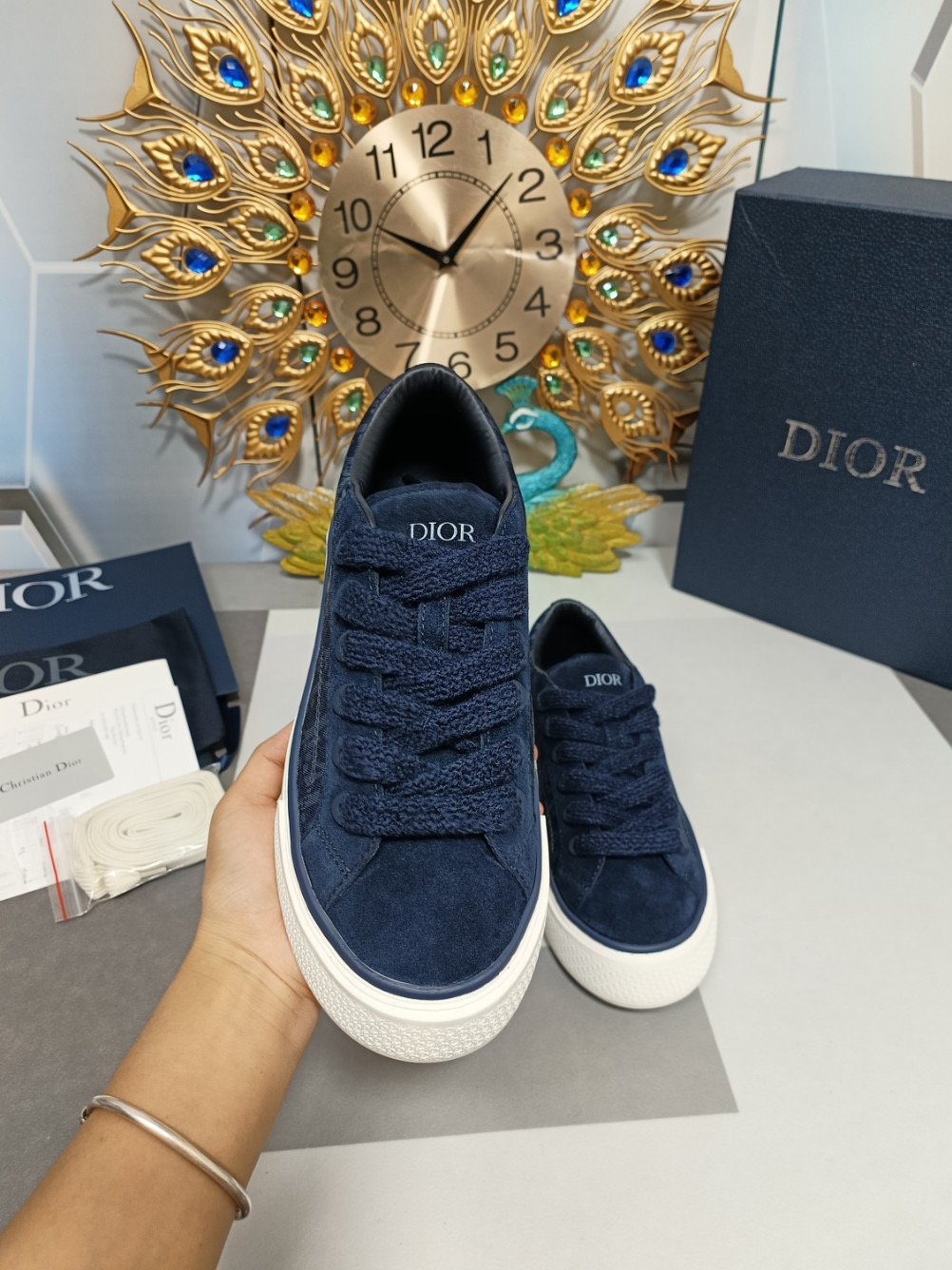 Men Women D*ior B33 Top Sneaker