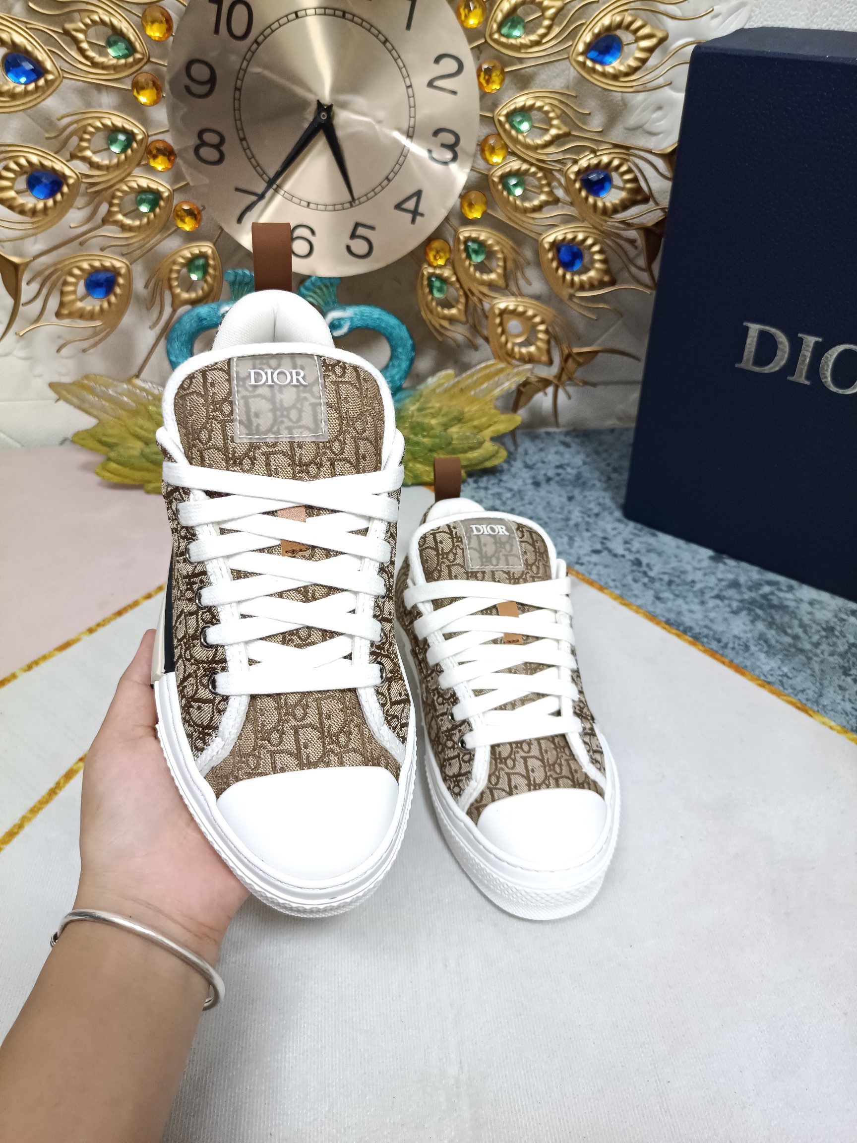 Men Women D*ior Top Sneaker