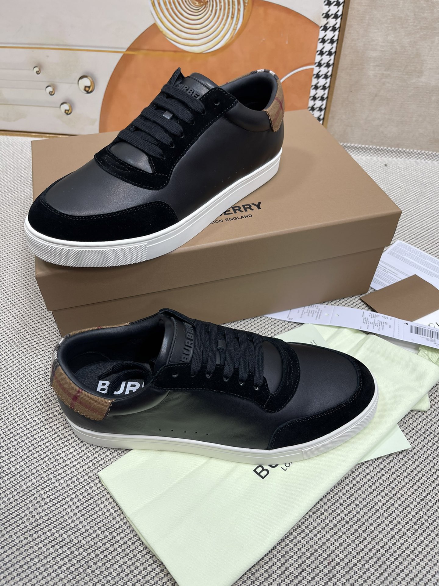 Men B*urberry Top Sneaker