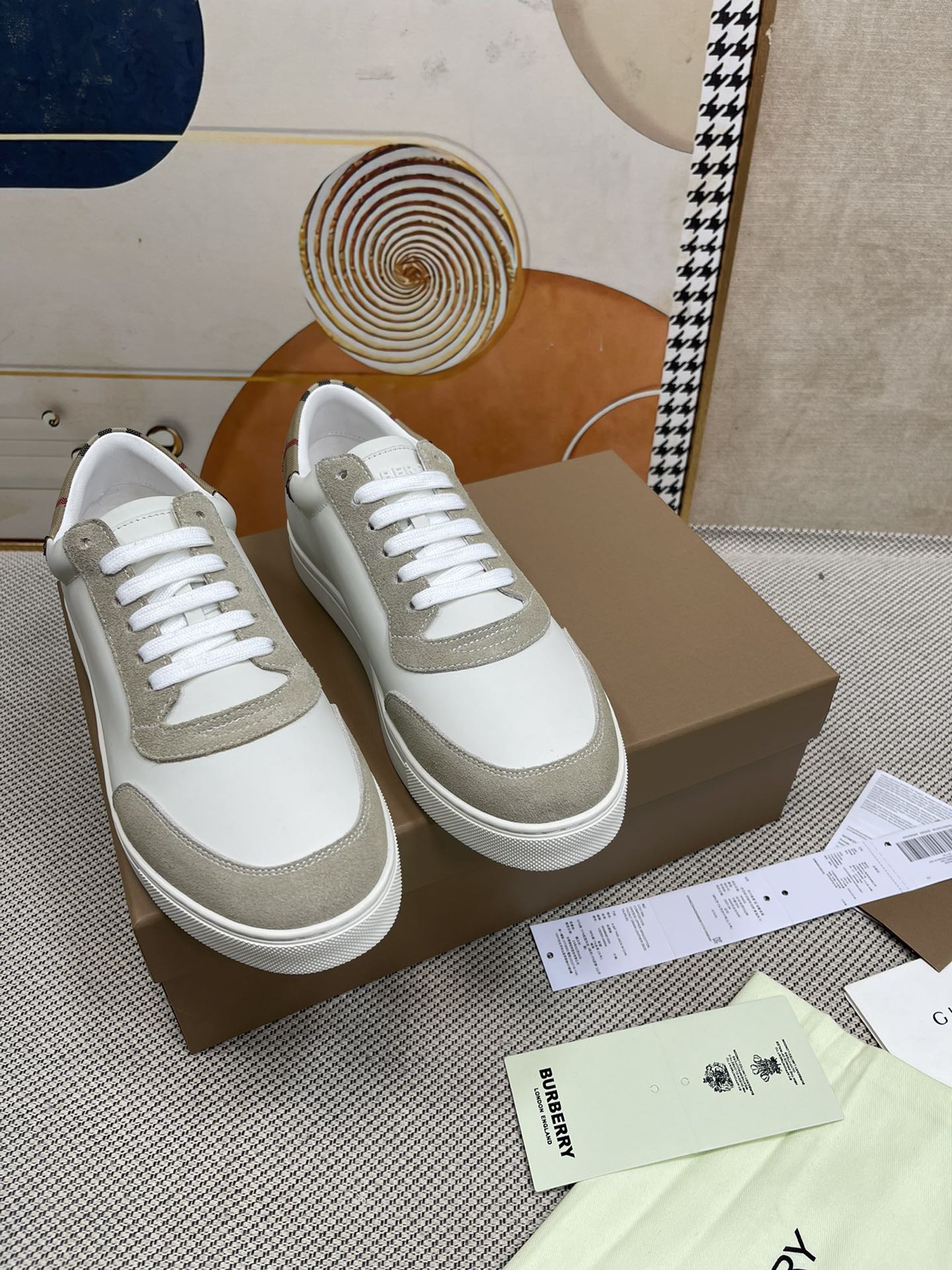 Men B*urberry Top Sneaker