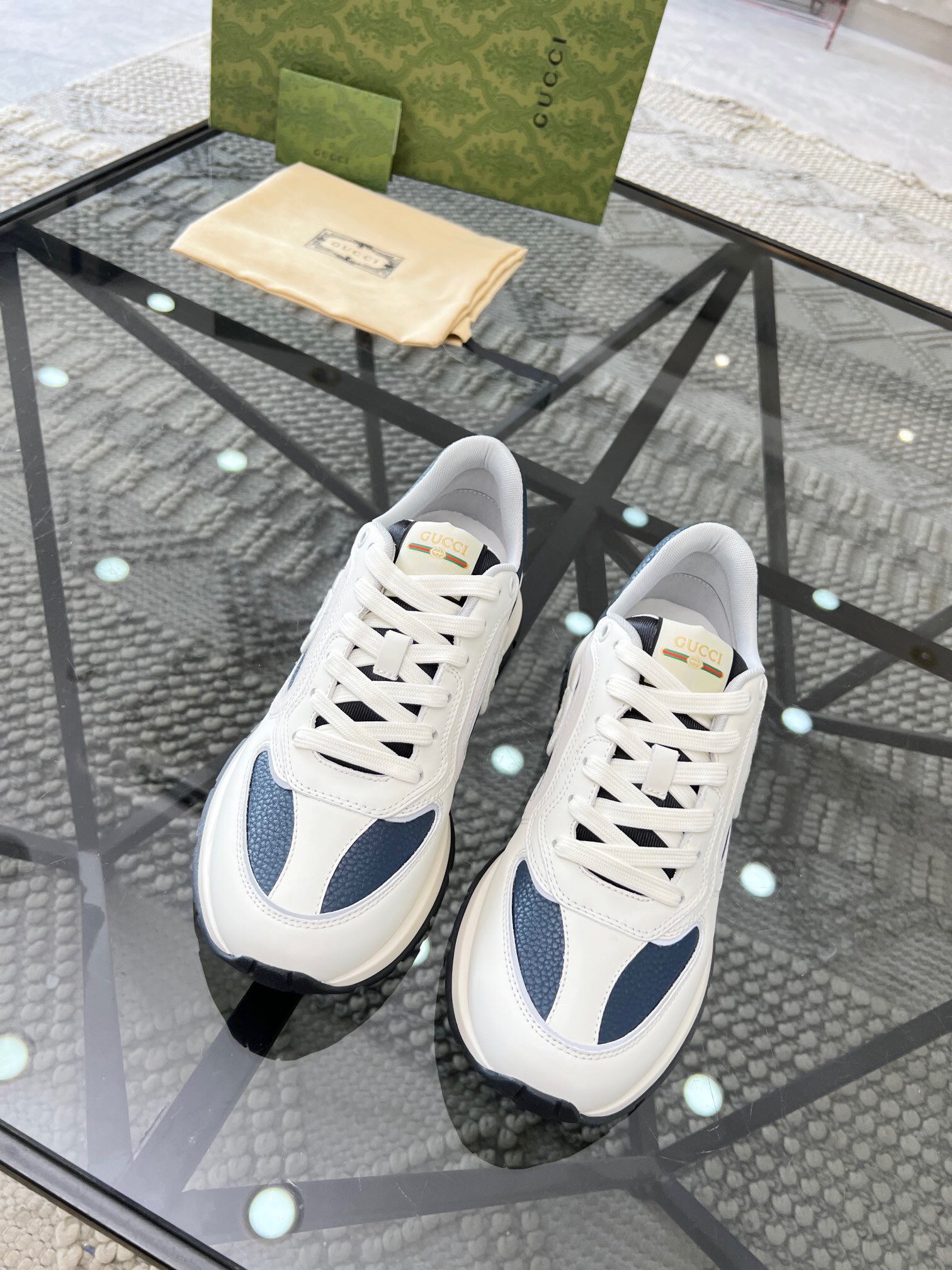 Men G*ucci Top Sneaker