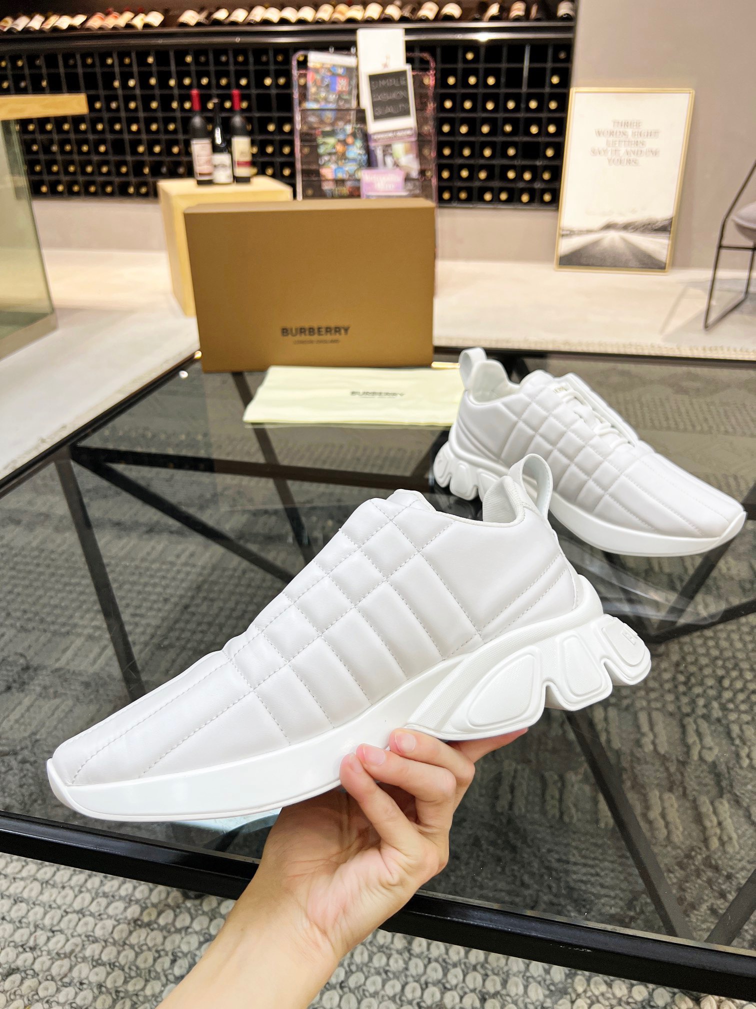 Men B*urberry Top Sneaker