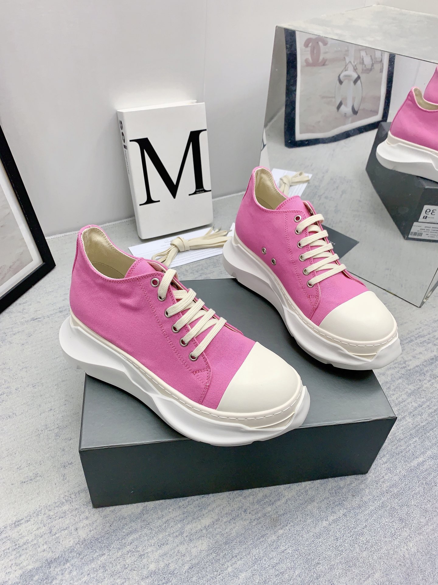 Men Women R*ick O*wens Top Sneaker