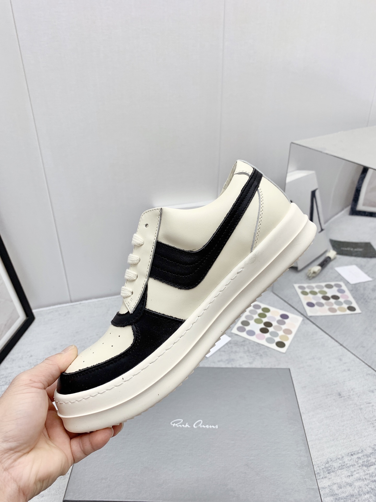 Men Women R*ick O*wens Top Sneaker