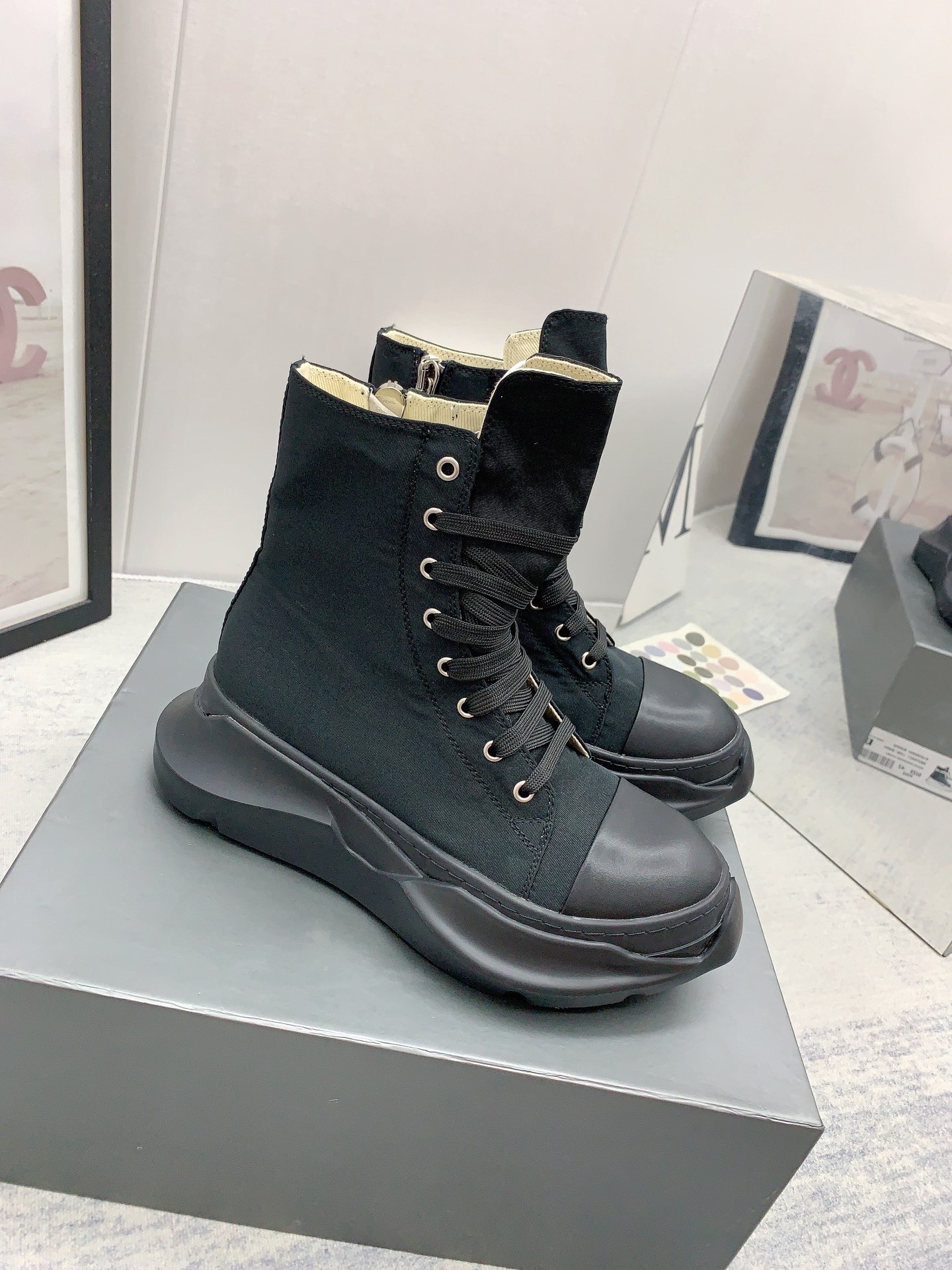 Men Women R*ick O*wens Top Sneaker