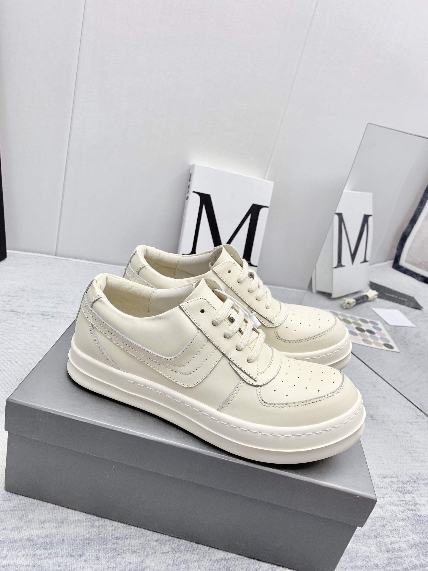 Men Women R*ick O*wens Top Sneaker